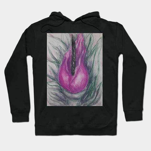 Dragon Lily Hoodie by DlmtleArt